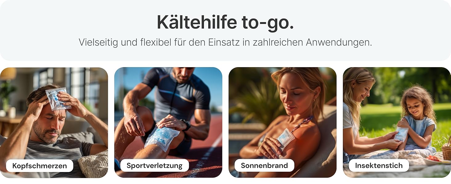 Der Text lautet „Kältehilfe zum Mitnehmen“. Eine Reihe kleiner Vorschaubilder, die Interaktionen mit sozialen Diensten im Freien zeigen.