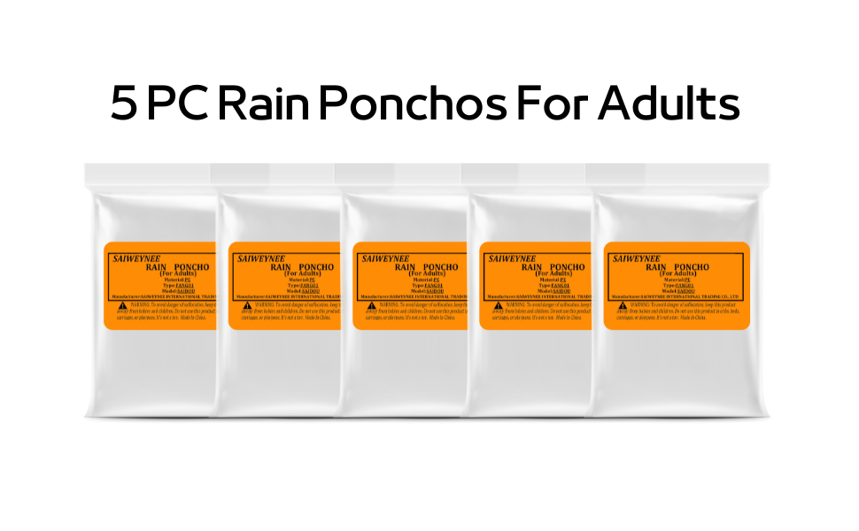 disposable rain ponchos