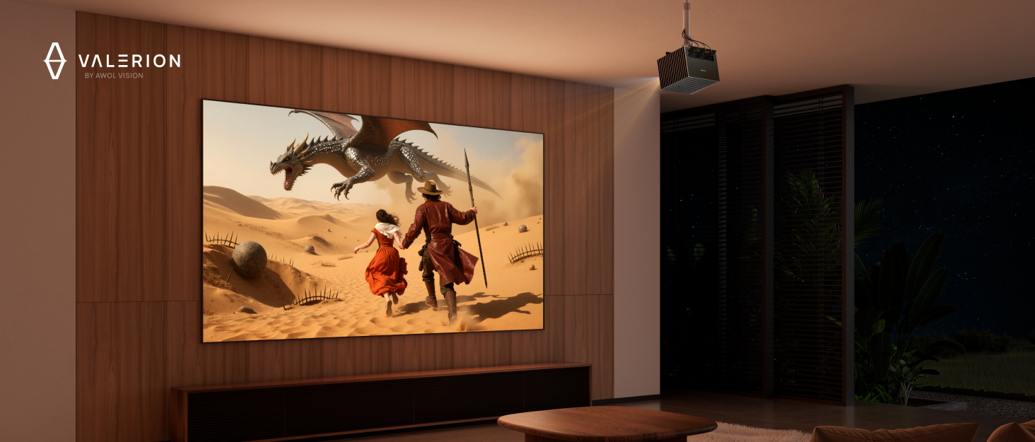 Valerion StreamMaster Plus2 トリプルレーザー 4K プロジェクター | 倍速マルチタスク性能 | 4ms 240Hz ゲーム応答 | 、、ドルビー・ビジョン，