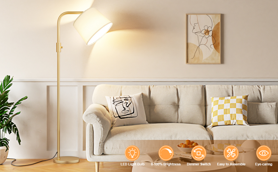 Dimmable Floor Lamp