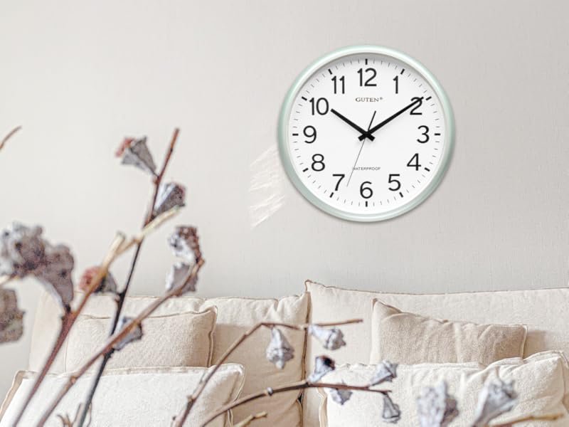 Caysie 16 Inch Sealed Large Outdoor Clock Waterproof