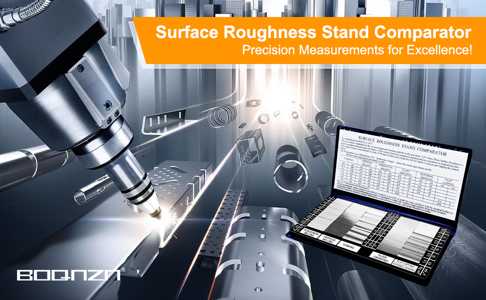 30 Specimens Surface Roughness Comparator Composite Pocket Set Gauge