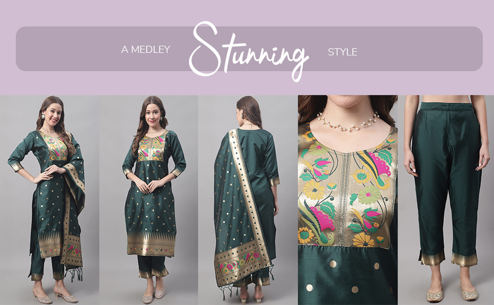 VredeVogel Kurta Set with Dupatta