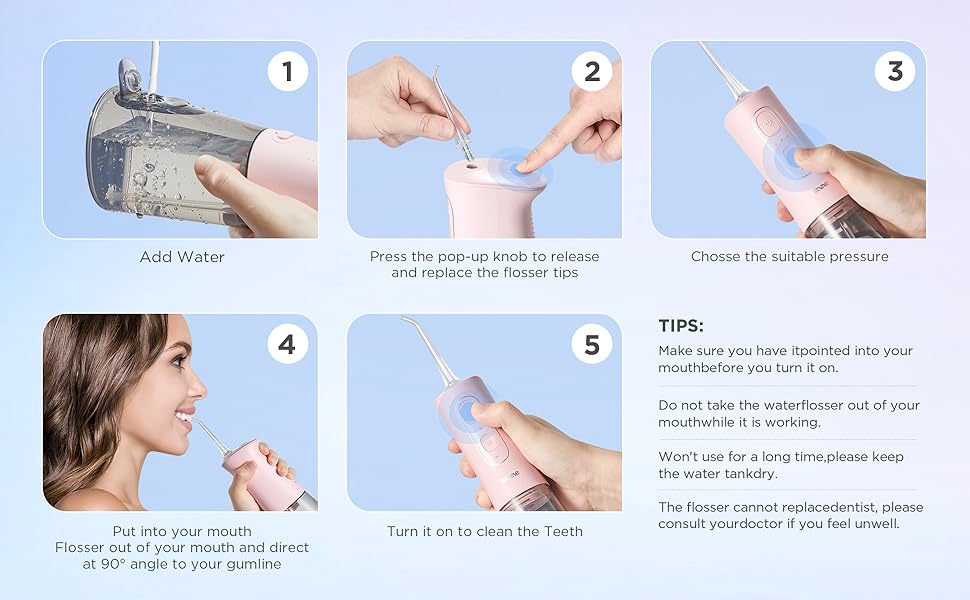 hilo dental de agua