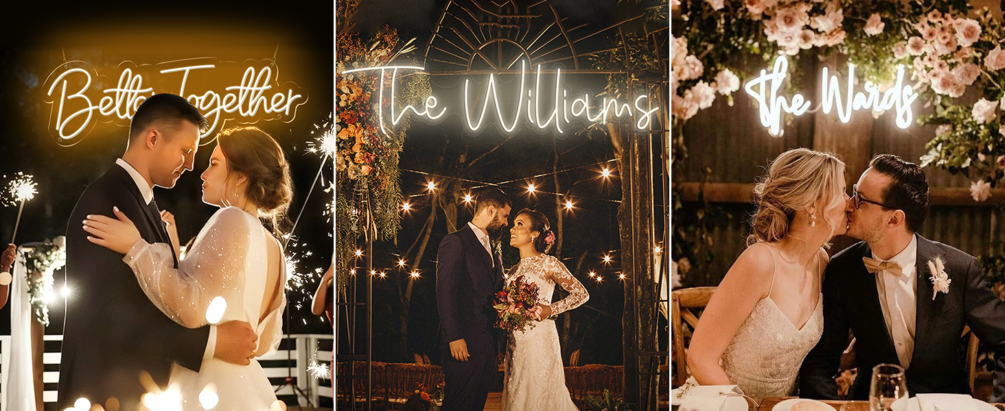 neon signs wedding