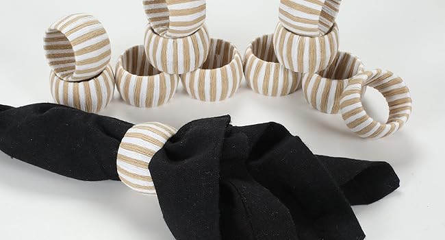 napkin ring, napkin ring set of 12, plastic napkin ring, cotton napkin ring