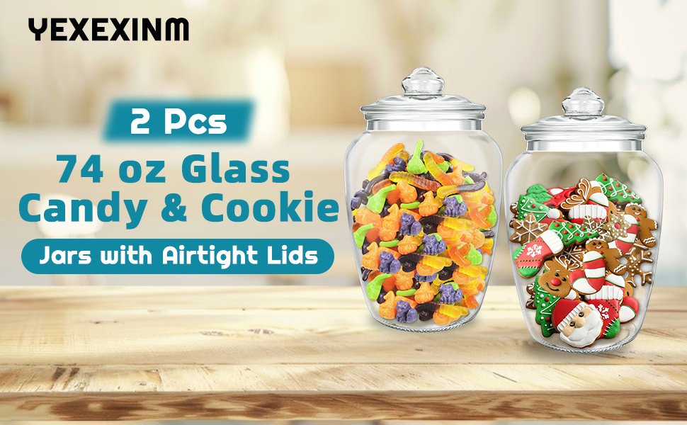 74 oz Glass Candy
