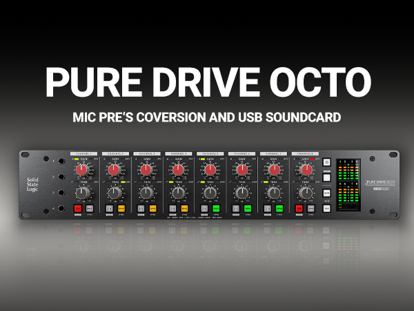 Amazon.com: Solid State Logic PureDrive Octo 8 Channel Mic Pre