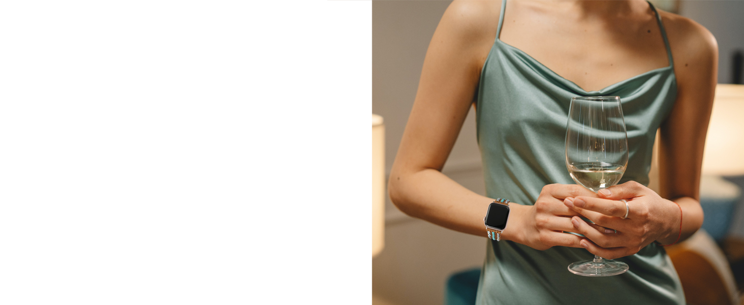 apple watch band boho beads