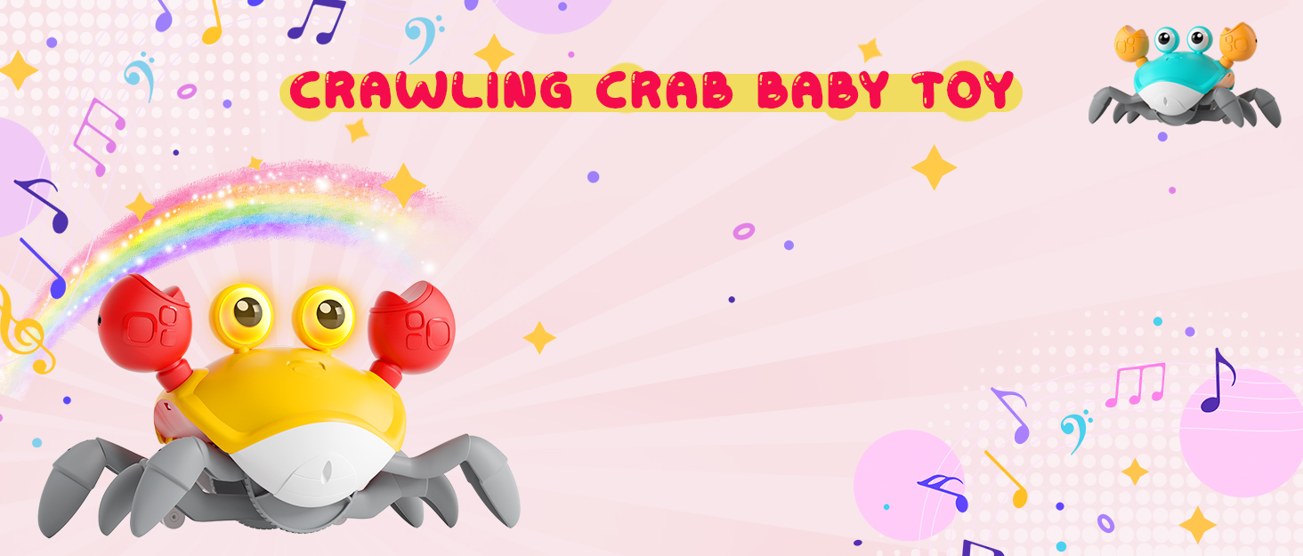 Musical Crab Toy with Music and Light