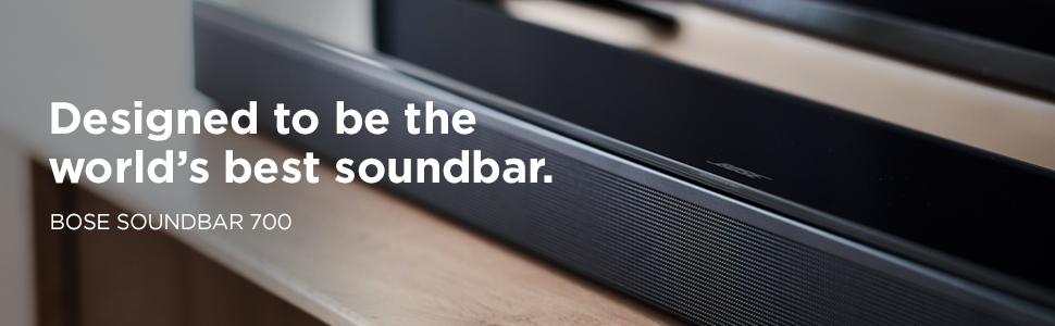 Bose Soundbar 700 with Alexa Voice Control Built-in, Black