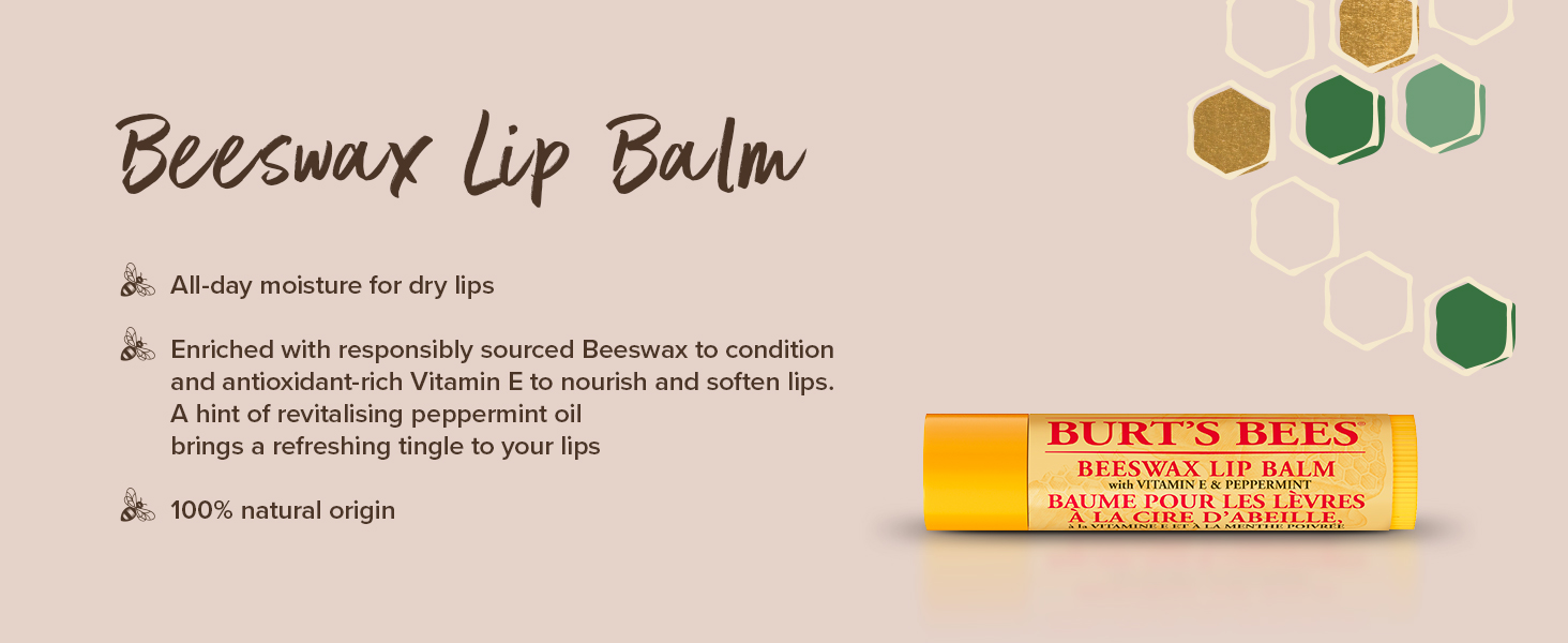 Burt's Bees Gift Set, Beeswax Lip Balm And Hand Salve In A Cracker, A