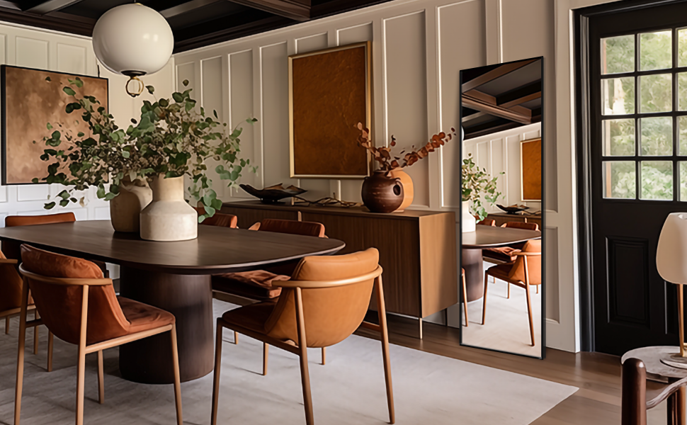 Delma Wall Mirror Full Length Mirror,Standing Mirror Full