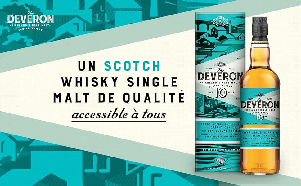 The Deveron 10 Ans Single Malt Highland Scotch Whisky avec étui, 70 cl Amazon.fr Epicerie