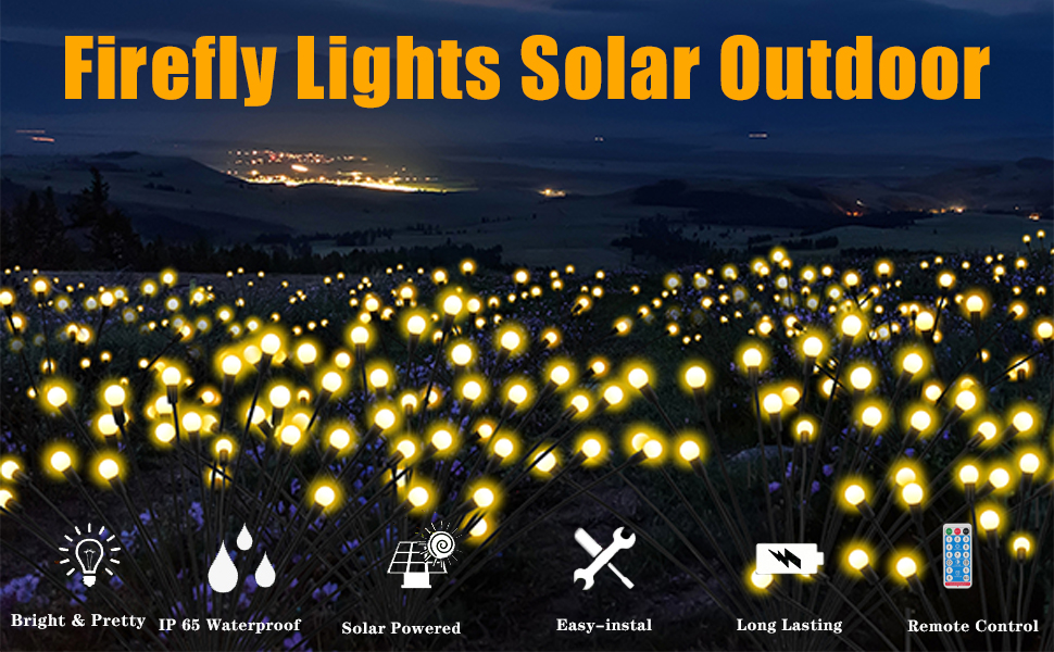 firefly lights solar outdoor
