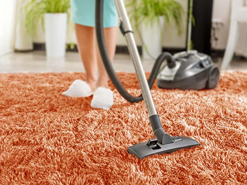 SHAGGY RUG RUST