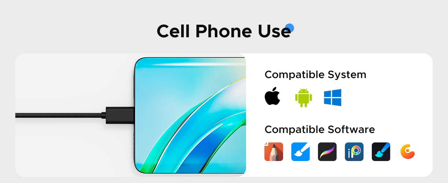 TeinenRon Graphics Drawing Tablet, 10x6 Inch Drawing Tablet