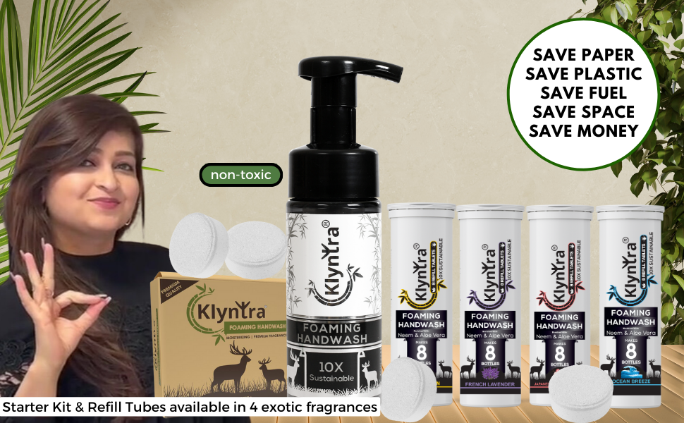 Klyntra foaming Handwash Brand Story Sustainable Products