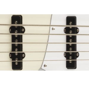 Fender Squier Affinity Jazz Bass V Maple Olympic White 378652505 3 A