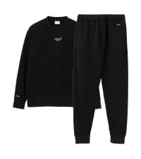 【試着のみ】 TENTIAL BAKUNE Warm モックネック S ブラック BAKUNE ウォーム / 上下セット（長袖モックネックシャツ・ロング