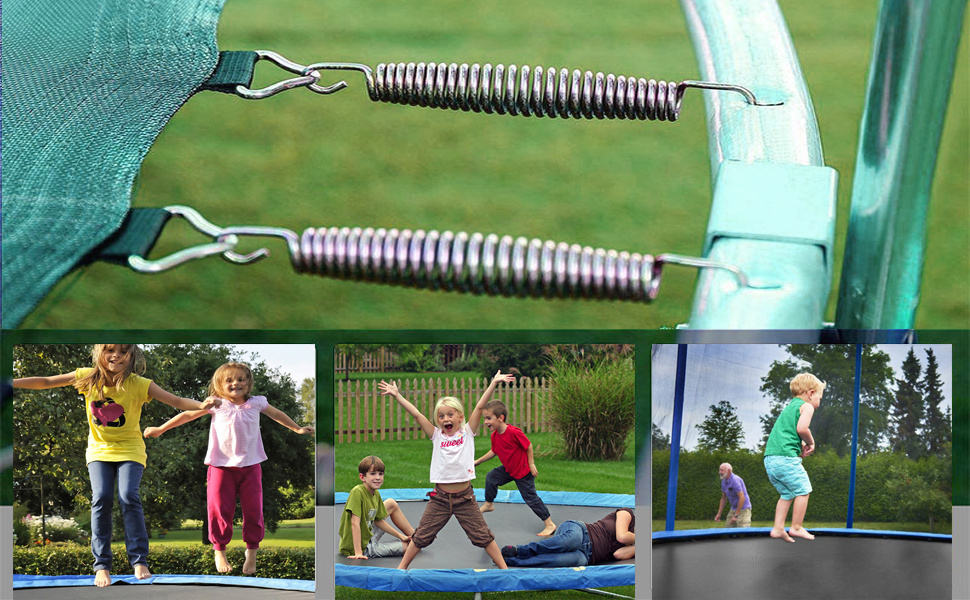 12 Packs Trampoline Springs 6.5 Inches Heavy Duty
