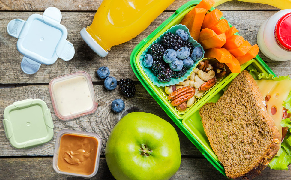 6pcs Salad Dressing Containers to Go Small Plastic Condiment Container with Leak proof Lids 2oz