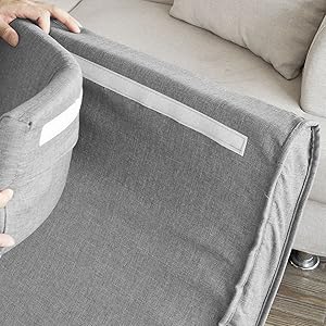 SoBuy Relax Chair Rocking Chair With Adjustable Footrest Side Bag, FST18-DG 23 FST18-DG