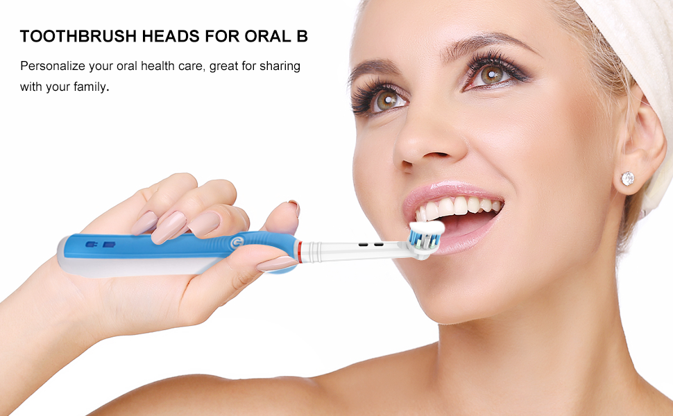 Toothbrush Heads for Oral B Braun, 10 Pack Electric