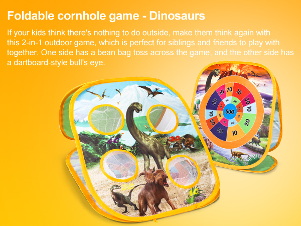 Kids Cornhole Outdoor Games - Bean Bag Toss Game for Kids - Kids Outdoor Toys Outdoor Games for Kids