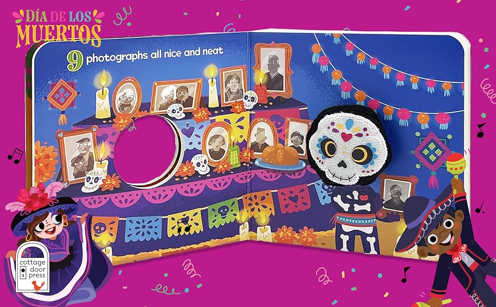 dia de los muertos halloween puppet