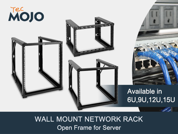 Amazon.com: Tecmojo 6U Fixed Wall Mount Network Rack 15.8