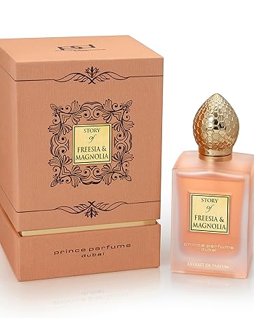Amazon.com : Prince Parfums Dubai - Story of Freesia Magnolia For