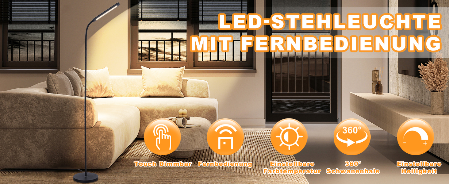 stehlampe wohnzimmer