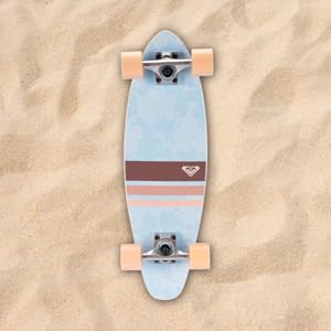 Amazon.com: ROXY Mini Pintail Cruiser Skateboard Hibiscus 25