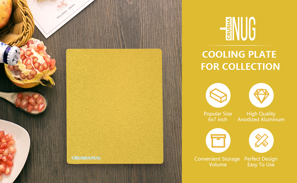 Cooling Plate for Collection, Food Grade 6061 Cold Aluminum Plate Home & Kitchen