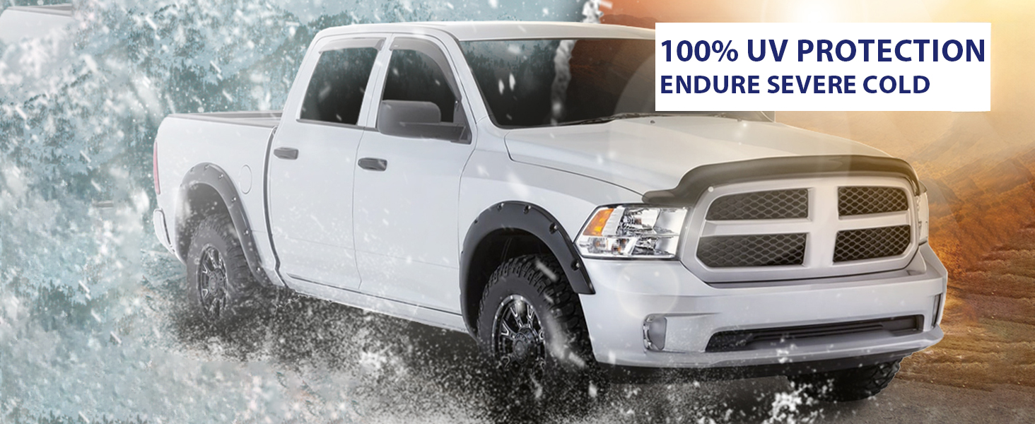 PIT66 Textured Black Protective Cover Fender Flares