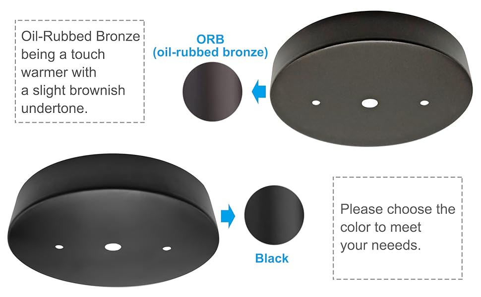 Chandelier Canopy Kit, ECUDIS 5 1/8 Ceiling Lighting Modern Steel