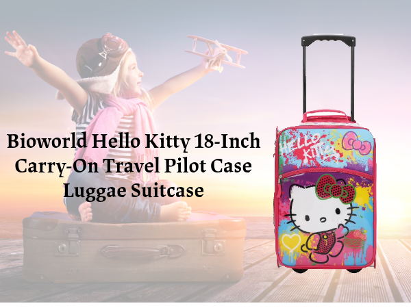 Amazon.com | Bioworld Hello Kitty 18-Inch Carry-On Travel Pilot