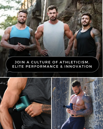 athlete massage gun recovery deep tissue relief pain muscle sore sports percussion therapy power