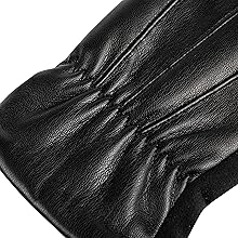 leather gloves