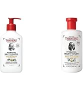 Thayers Milky Face Cleanser 8 FL Oz + Thayers Milky Toner 12 FL Oz with Snow Mushroom and Hyaluro...