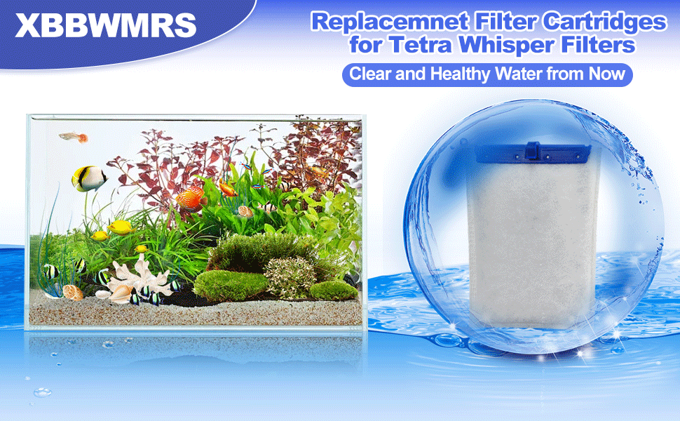 xbbwmrs 8Pack Large Replacement Filter Cartridges for