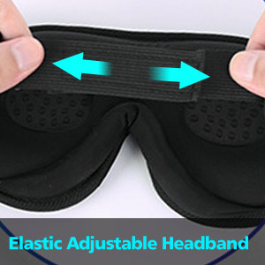 Bluetooth Sleep Mask Headphones,Blackout Sleepathy Sleep Mask Upgraded 3D Contoured Sleep Headphones
