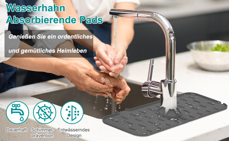 sink faucet mat