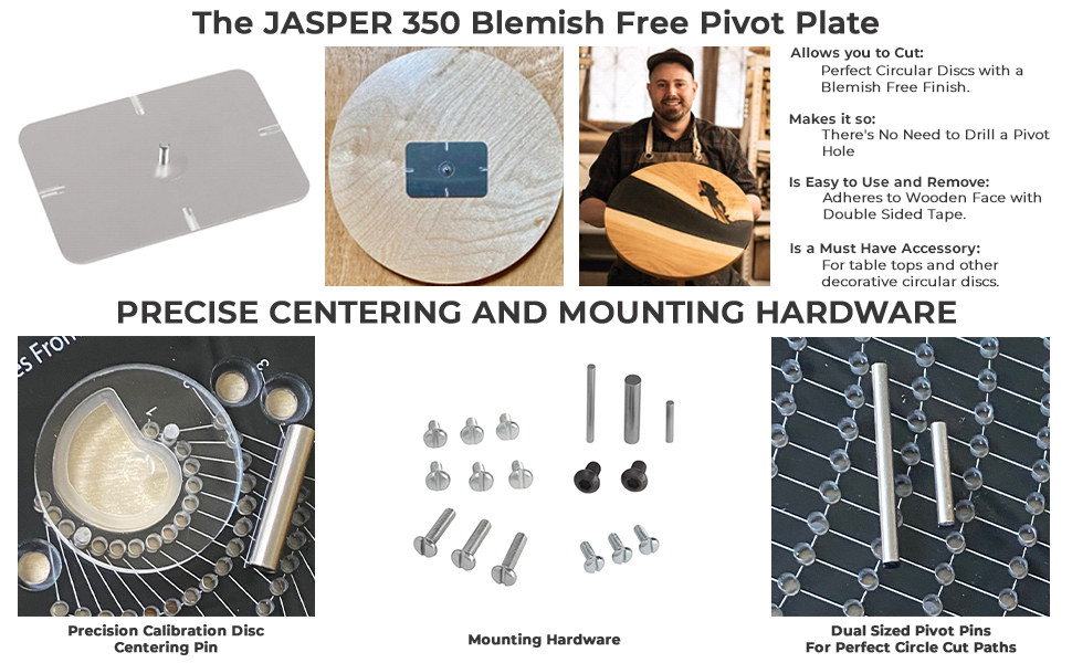Jasper 240 PRO Circle Cutter Router Jig Kit Cut Perfect
