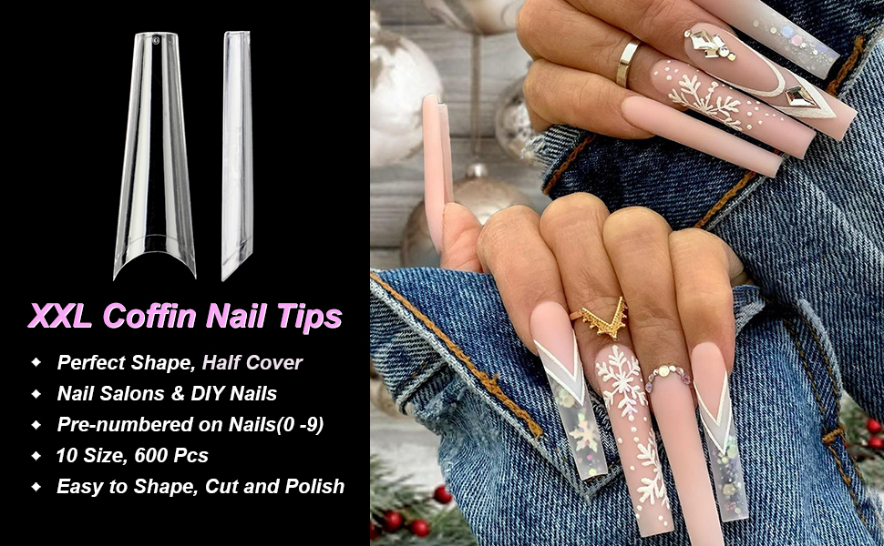 XXL Coffin Nail Tips