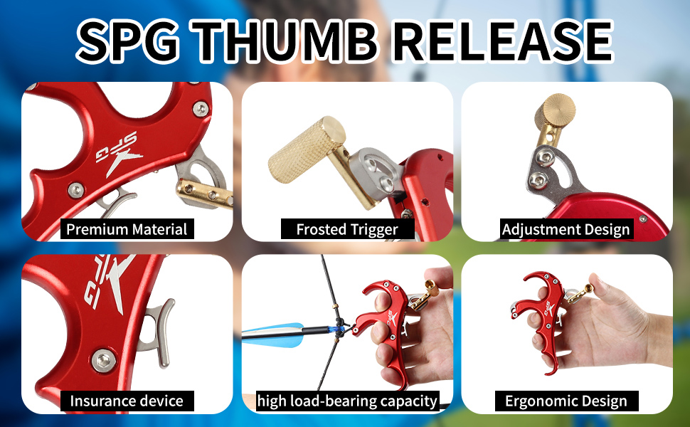 SPG Compound Bow Release Aid Aluminum alloy + brass