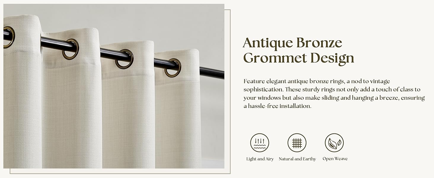 natural linen curtain