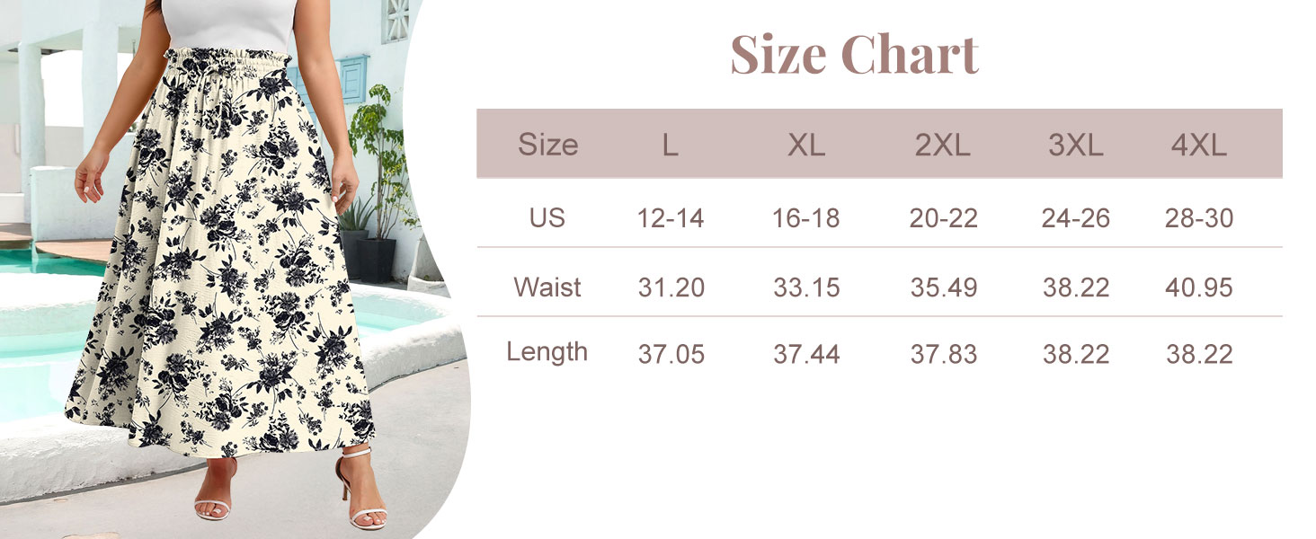 Waisted Boho Maxi Skirt