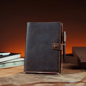 Buffalo Leather Refillable Notebook